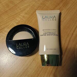 NEW: Laura Geller Quench & Tint, Tinted Moisturizer and Baked Blurring Powder